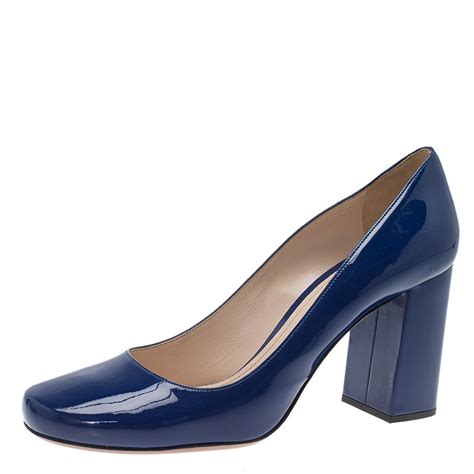 prada navey blue high heel shoes|prada leather sandals.